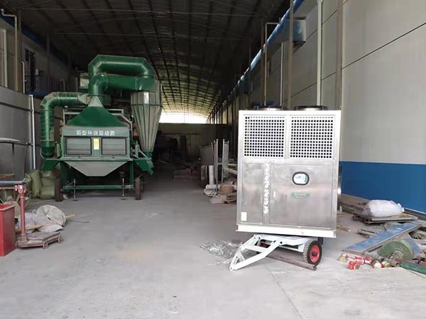 谷物冷卻機使用現場